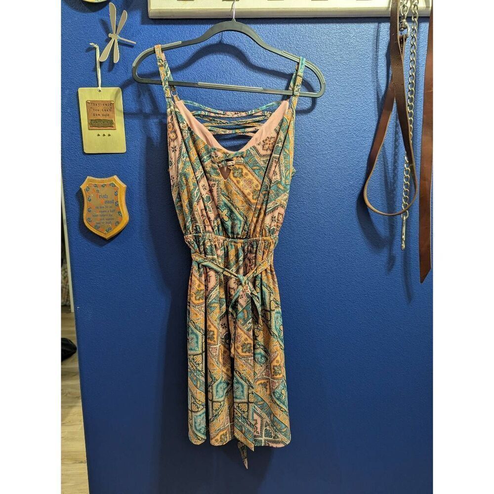 City Chic Sundress Plus Size Paisley Floral Festival Boho Western Hippie Resort